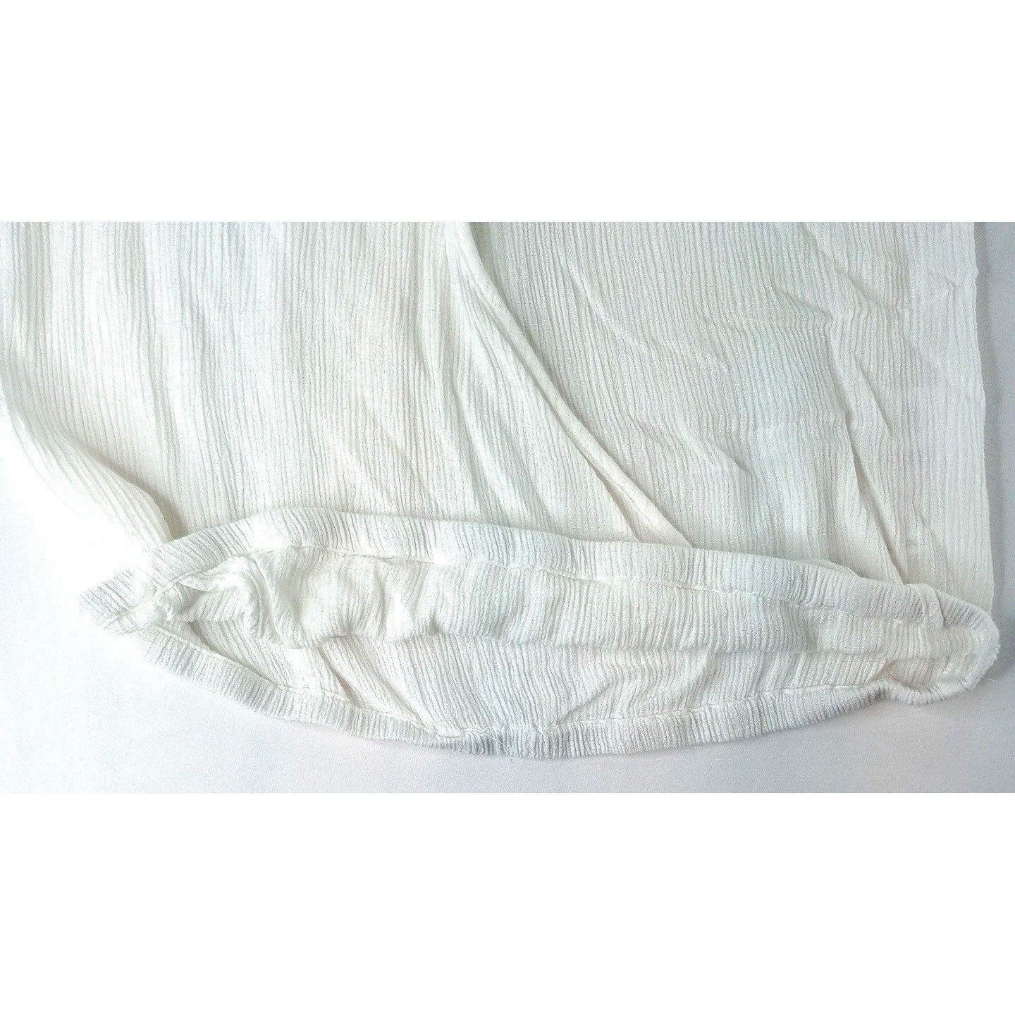 7th Avenue Design Studio New York Company White V Neck Flutter Sleeve top Size S
