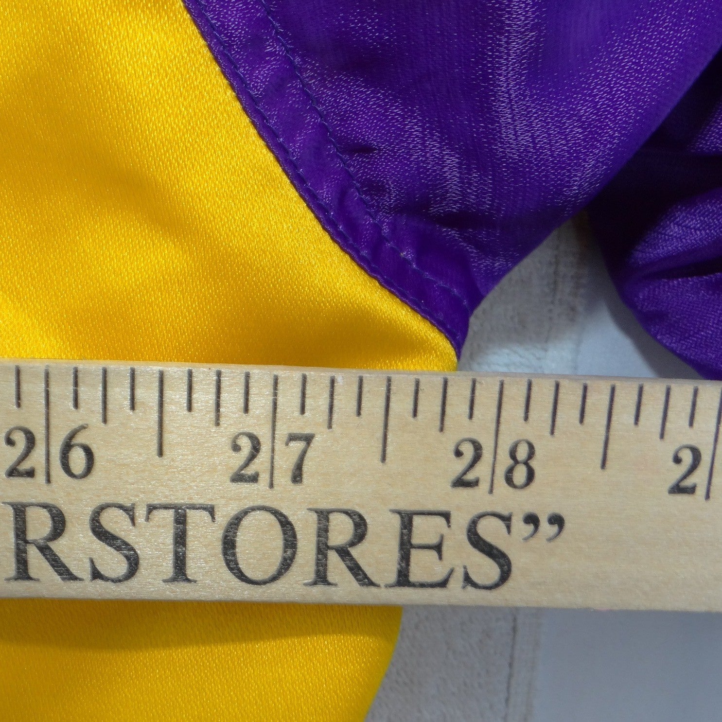 Nike Los Angeles Lakers Vintage NBA Bomber Jacket Yellow Purple XXL