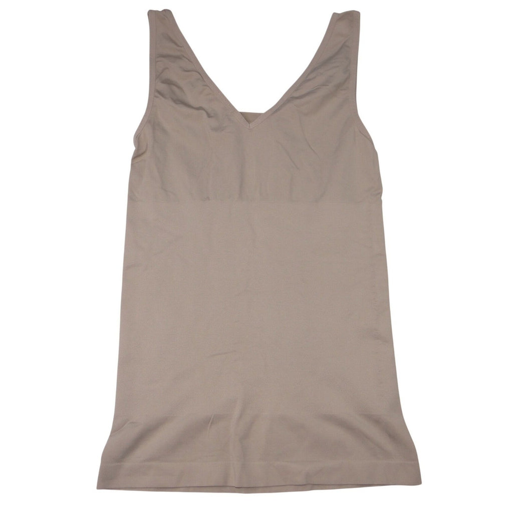 Light Control V Neck Tank Beige Smoothing Camisole Slip M
