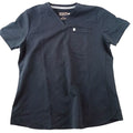 Fabletics Womens Black V-Neck Performance Scrub Top Uniform Size M
