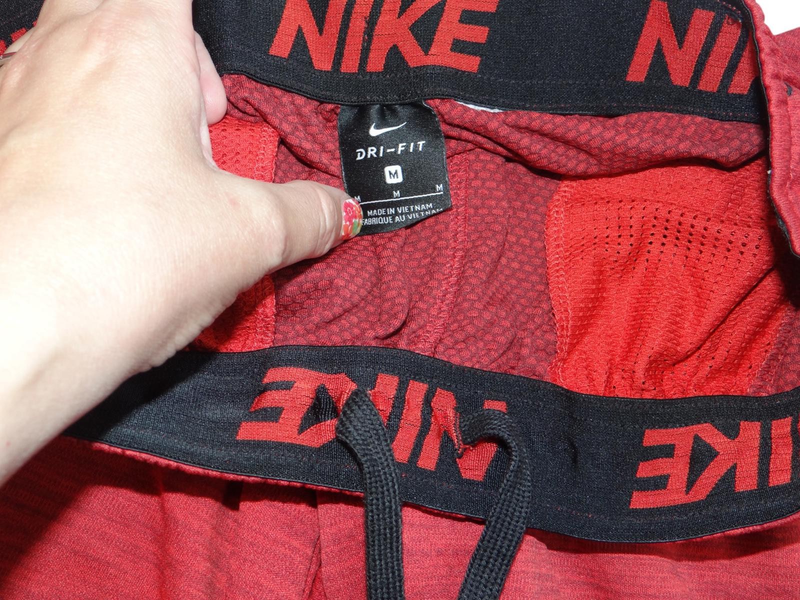 Nike Dri-FIT Red Athletic Shorts - Medium