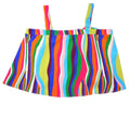 SHEIN CURVE 3XL Rainbow Stripe Tank Top Women's Plus Size
