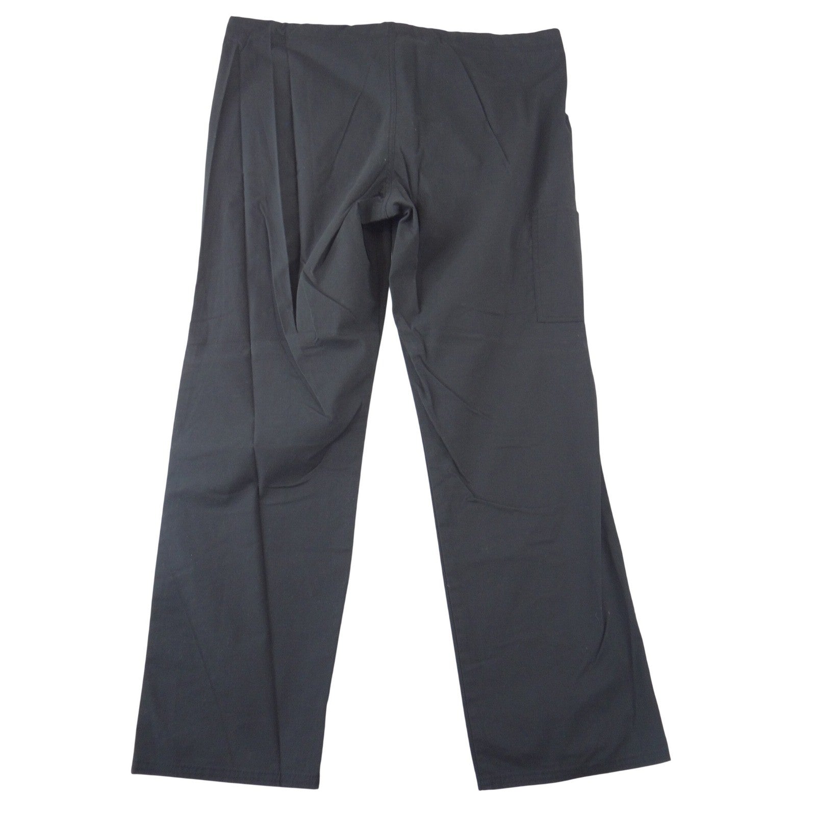 Scrubstar Womens Black Medical Scrub Set V-Neck Top Cargo Pants WM00B068 Size M