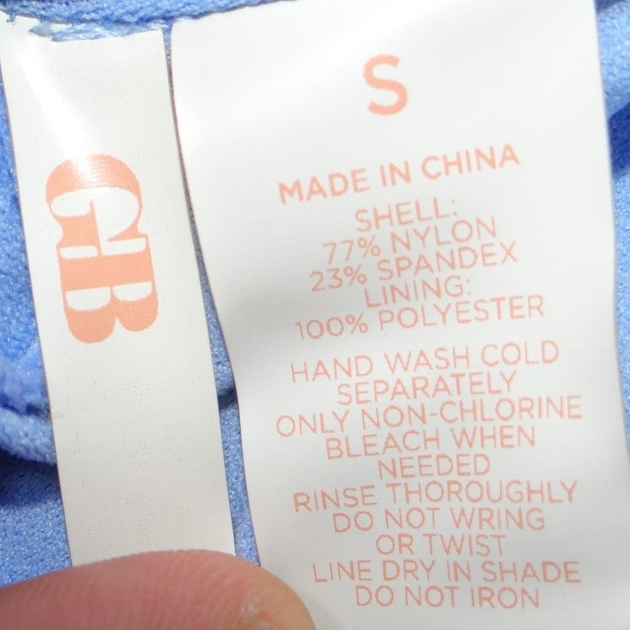 Bikini Tops Lot Set of 3 Sz S Blue Peach Light Blue Swimsuit Beach Pool Swim