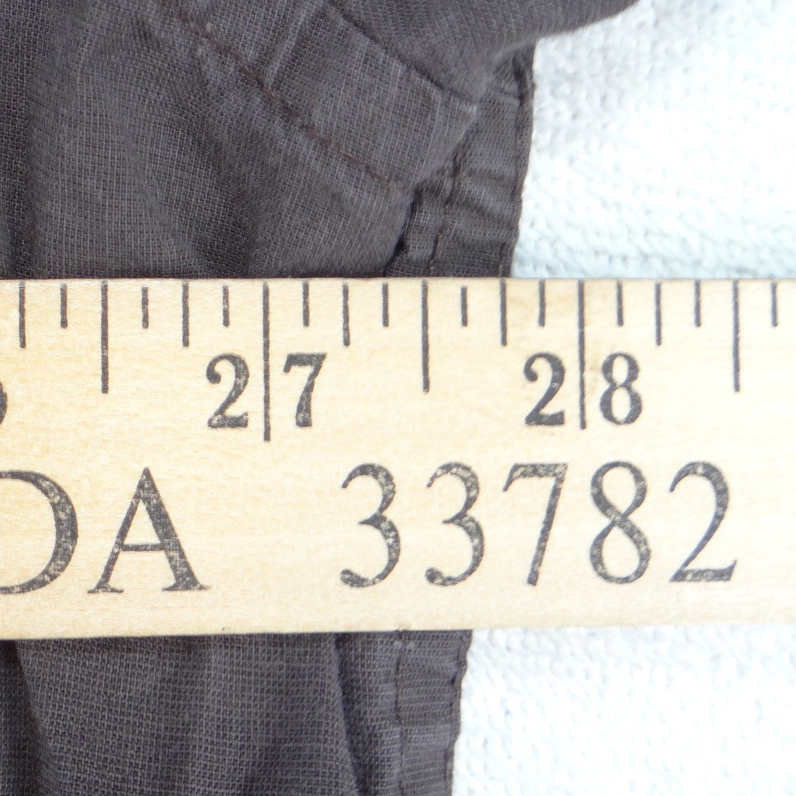 J.Ferrar Mens Charcoal Gray Brown Roll Tab Long Sleeve Button Down Shirt