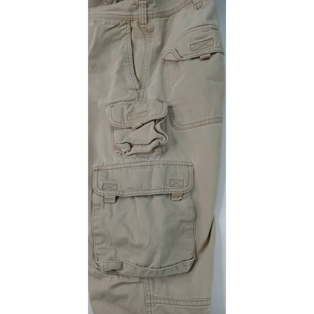 Eddie Bauer Mens Tan Cargo Pants Cotton Casual Outdoor Size XL