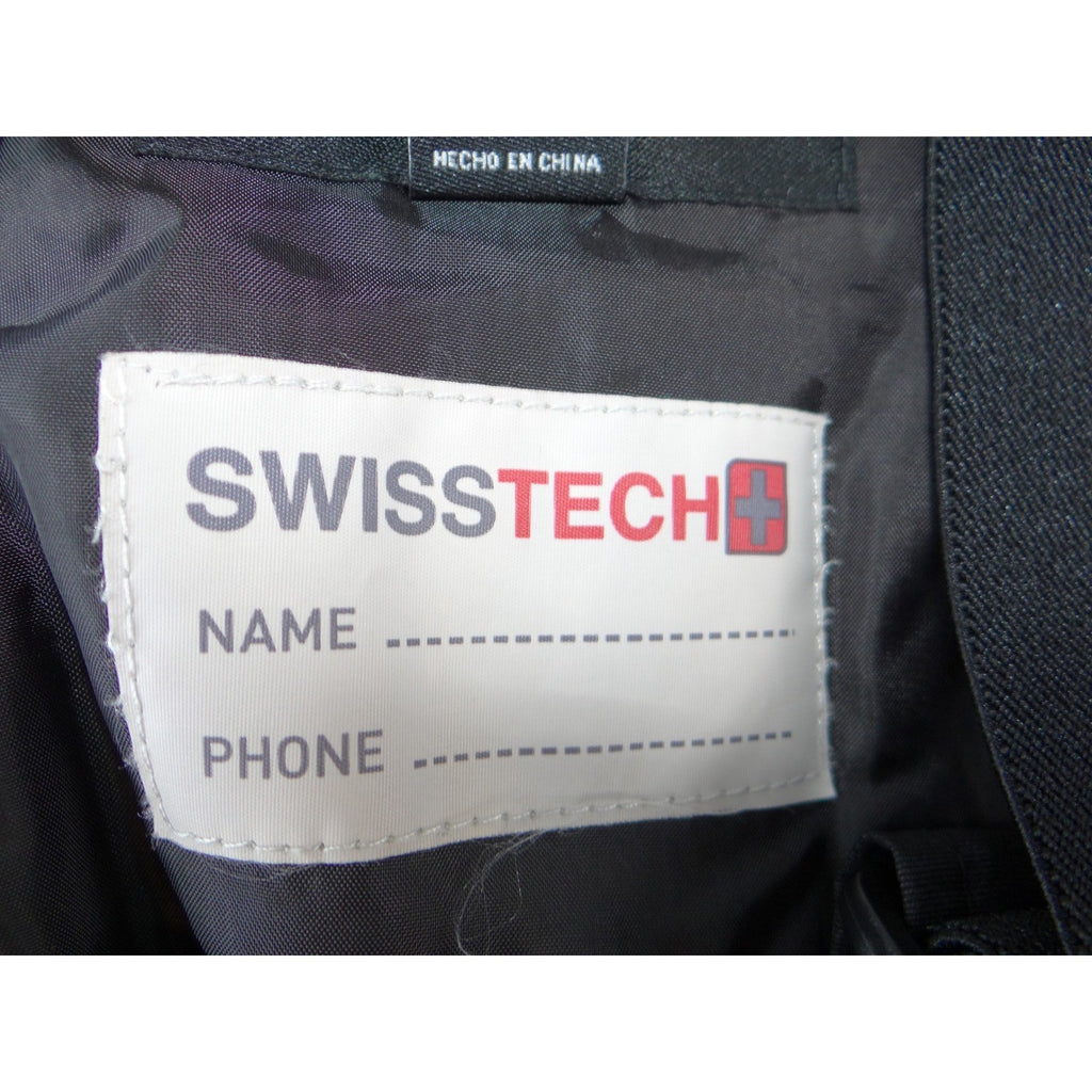 Swiss Tech Black Insulated Snow Bibs Girls Size L 10-12 Ski Overalls Pants