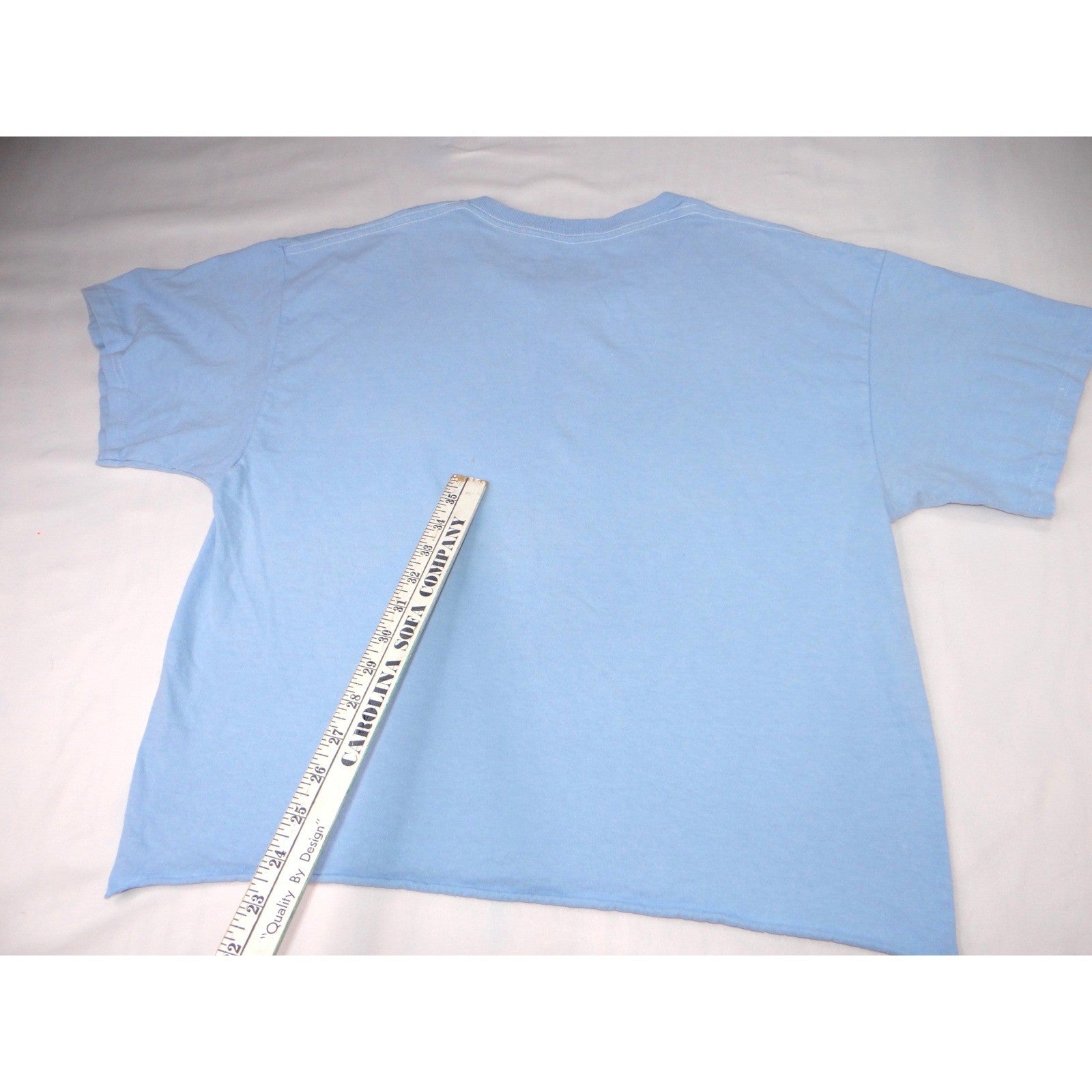 Isaac Morris American Speedway Graphic Tee Mens Large Blue Cotton Car Race Tee