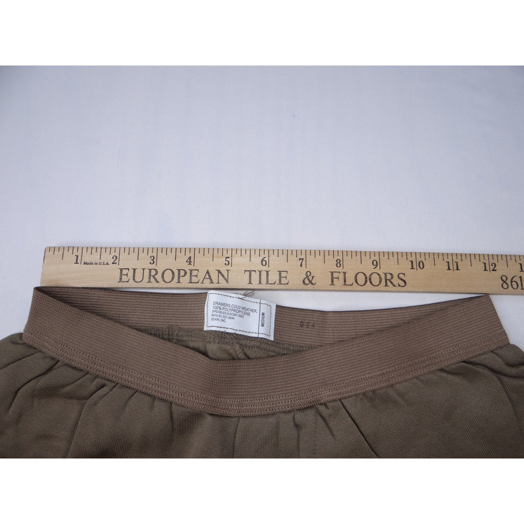 Genuine US Military Cold Weather Drawers Polypropylene Medium Thermal Underwear