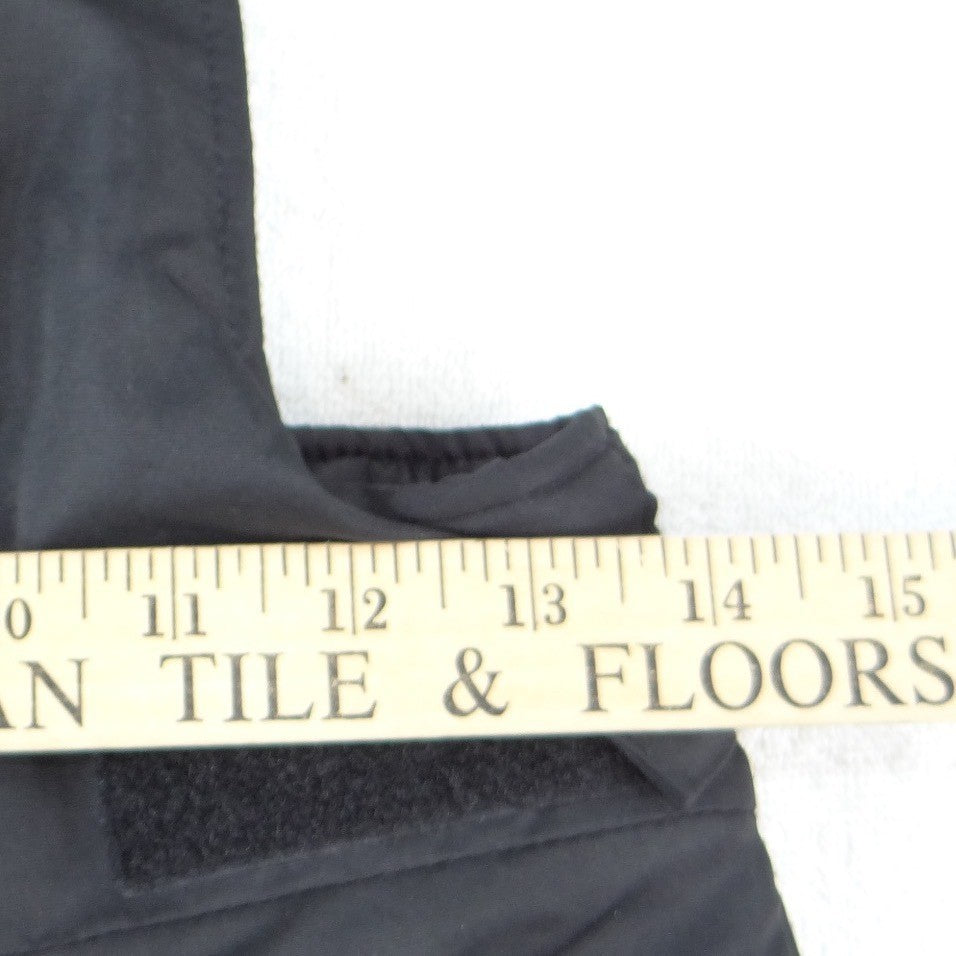 Swiss Tech Black Insulated Snow Bibs Girls Size L 10-12 Ski Overalls Pants