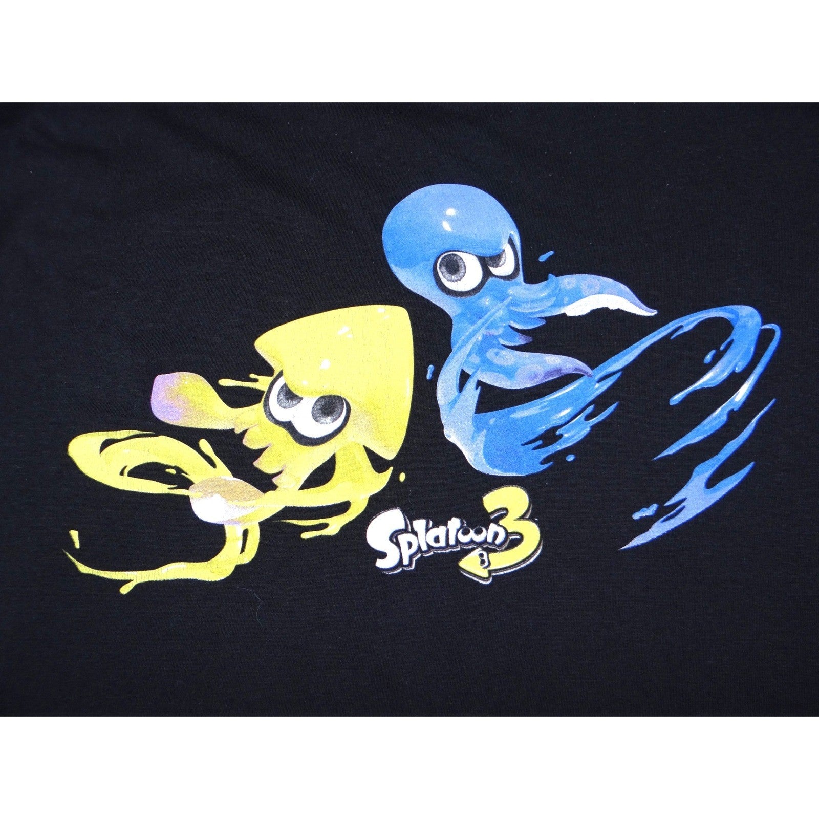 Nintendo Switch Splatoon 3 Black T Shirt Mens Large Gaming Nintendo Tee