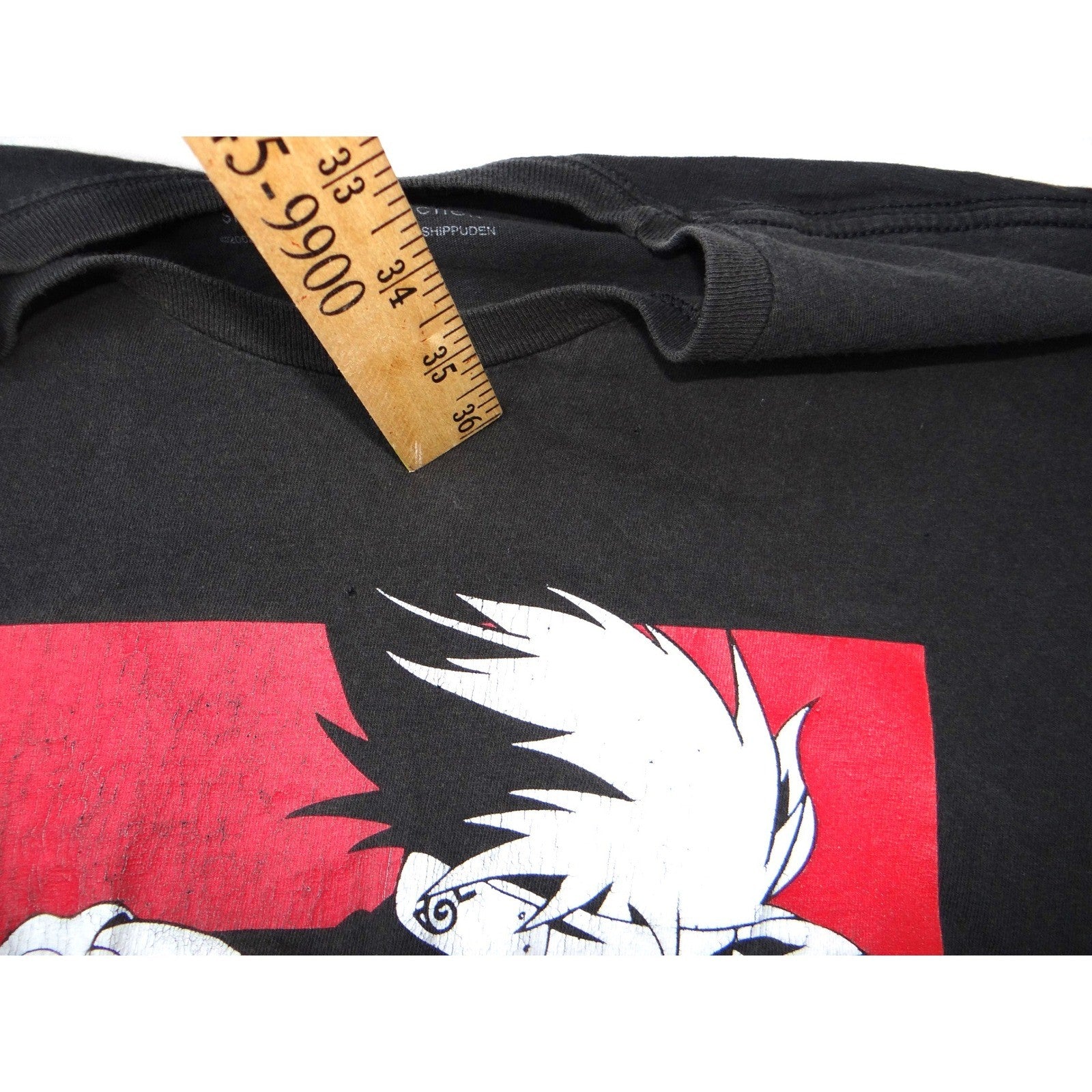 Naruto Shippuden Kakashi 07 Graphic T Shirt Black Size L Anime Manga