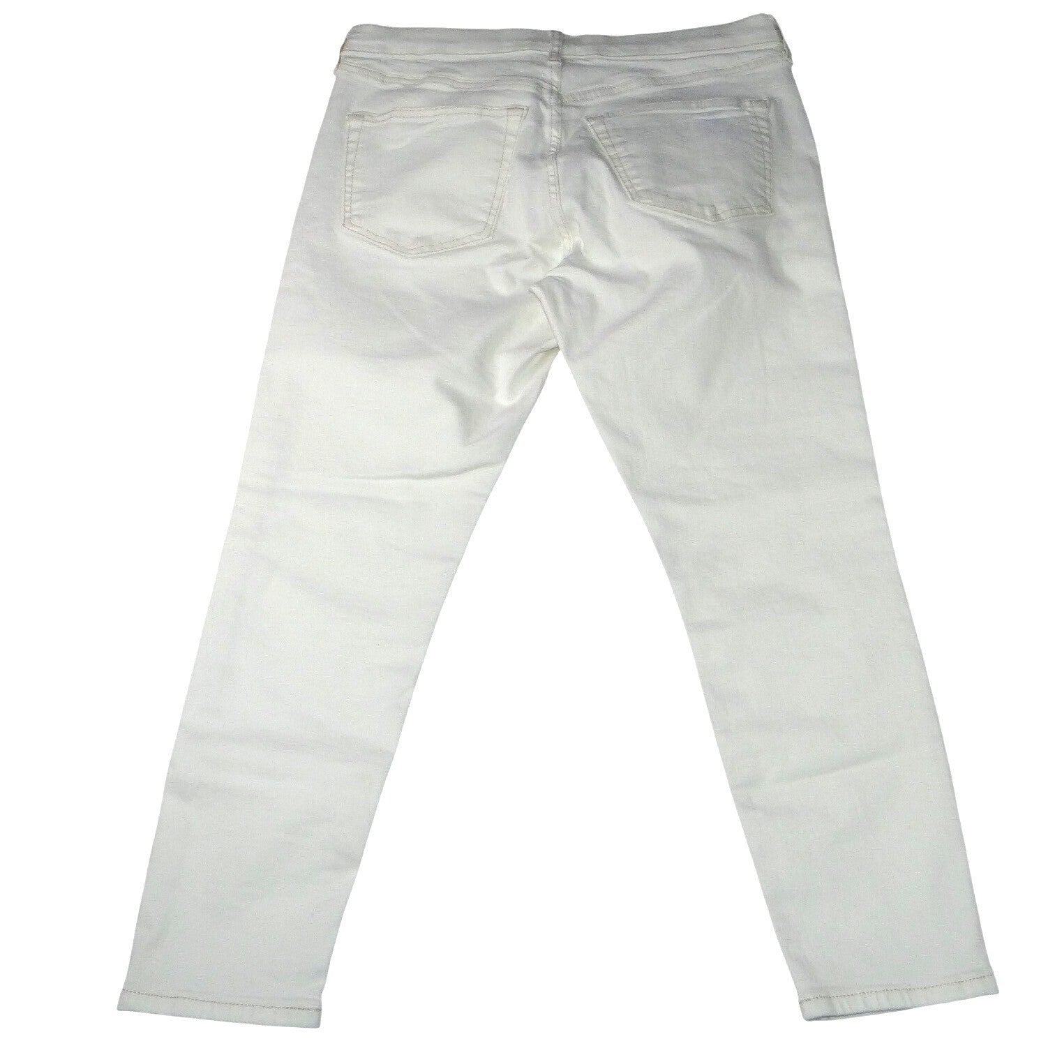 NWT-TOPSHOP Jamie High Waisted Skinny Petite Jeans White Size 10 W32 L28