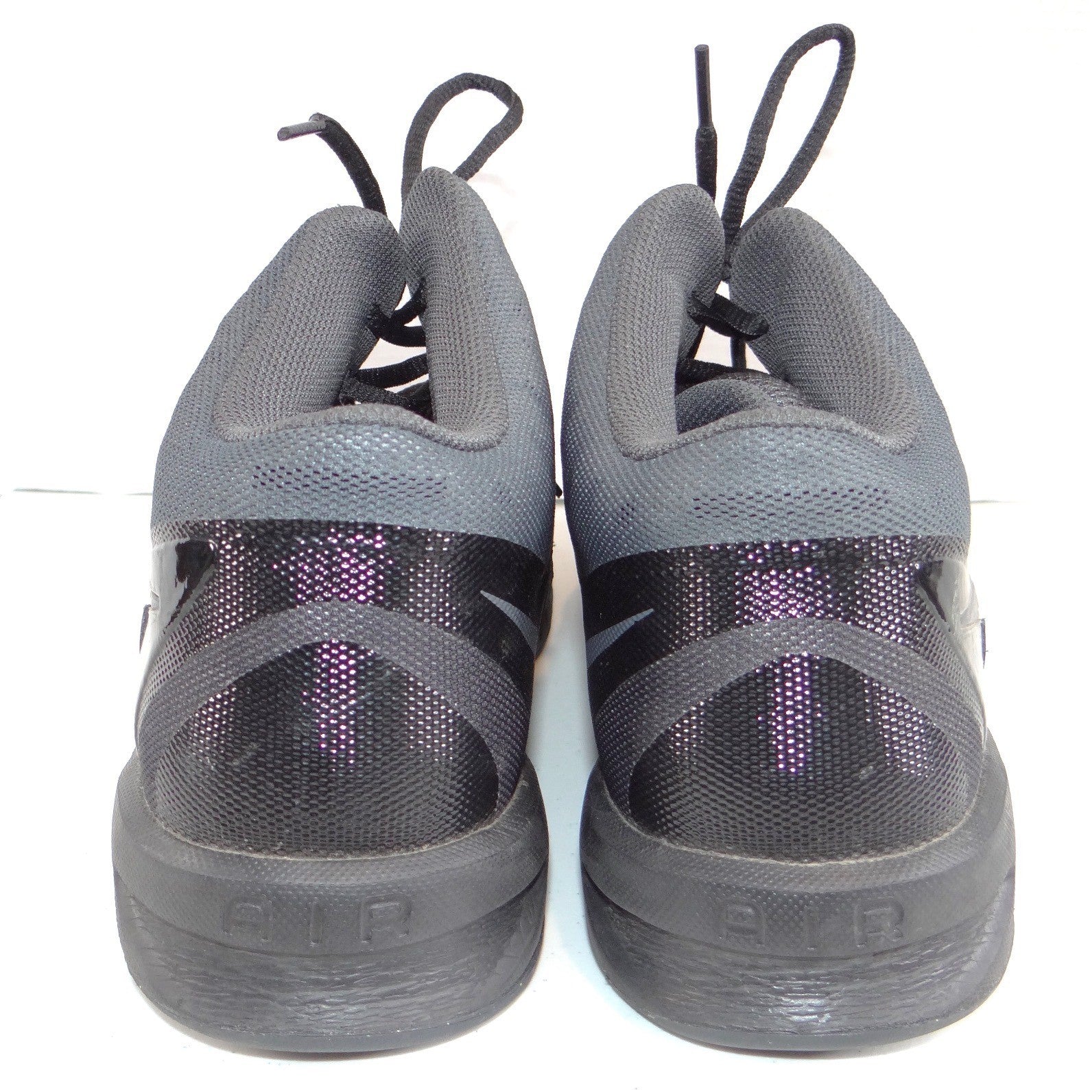 Nike Air Overplay IX Mens Black Basketball Shoes Size 13 High Top