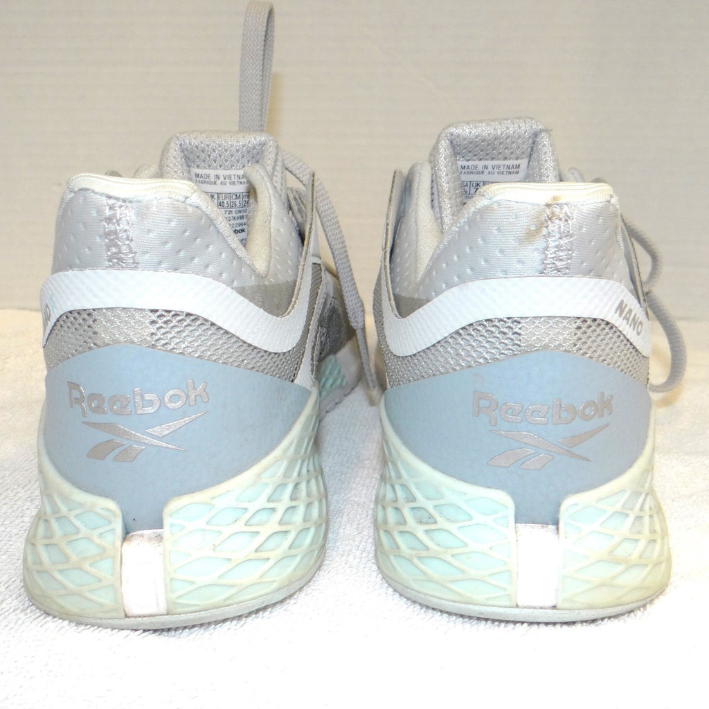 Reebok Nano X Womens Training Shoes Grey White Mint GW6013 Size 9.5
