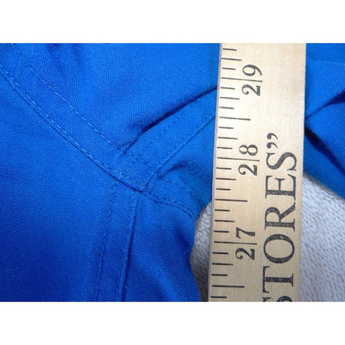 Cherokee Workwear Royal Blue Scrub Pants Women XS Drawstring Cargo Pocket
