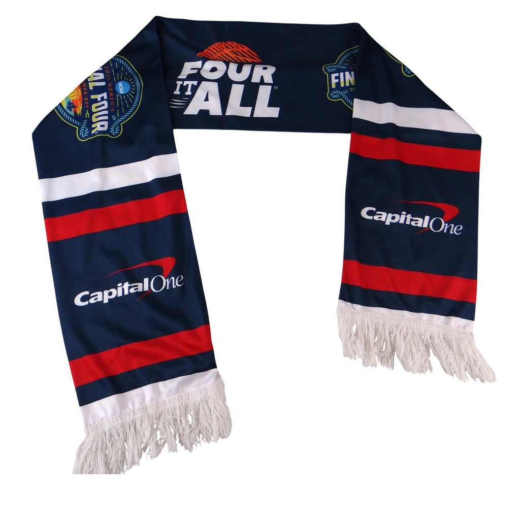 NCAA 2025 Womens Final Four Tampa Bay Scarf Four It All Capital One Navy Blue