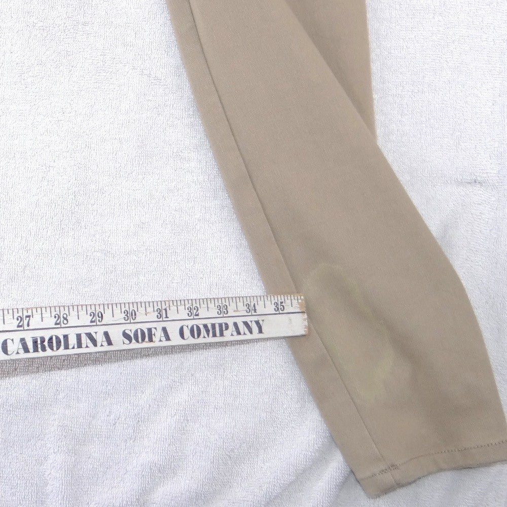 Faded Glory Womens Khaki Pull On Jeggings Slim Fit Stretch Pants Size L 12-14