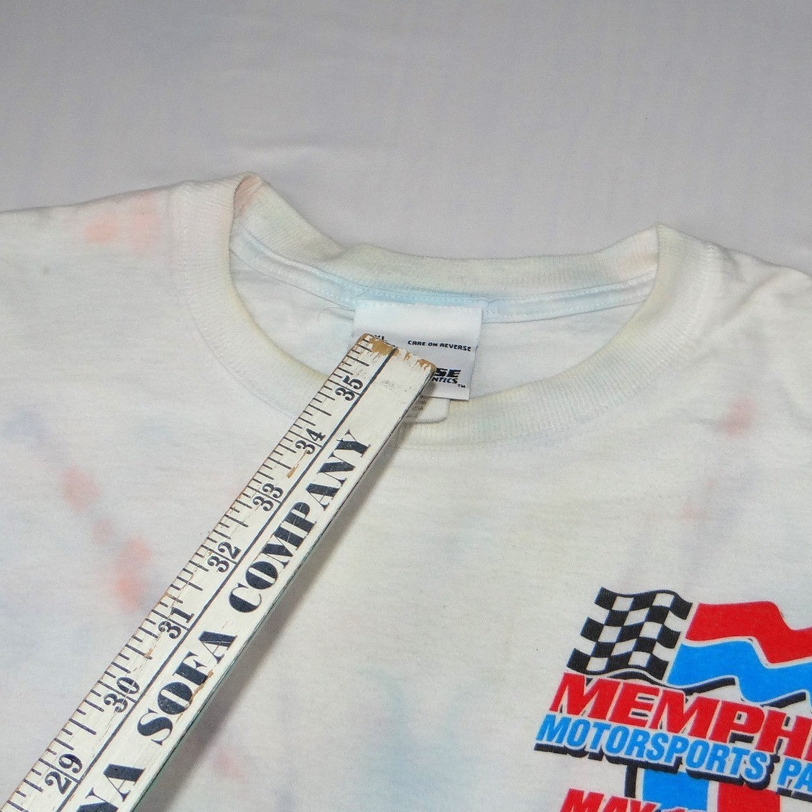 Rare VTG NASCAR Red White Blue Tie-Dye 2000 Craftsman Truck Series T-Shirt XL
