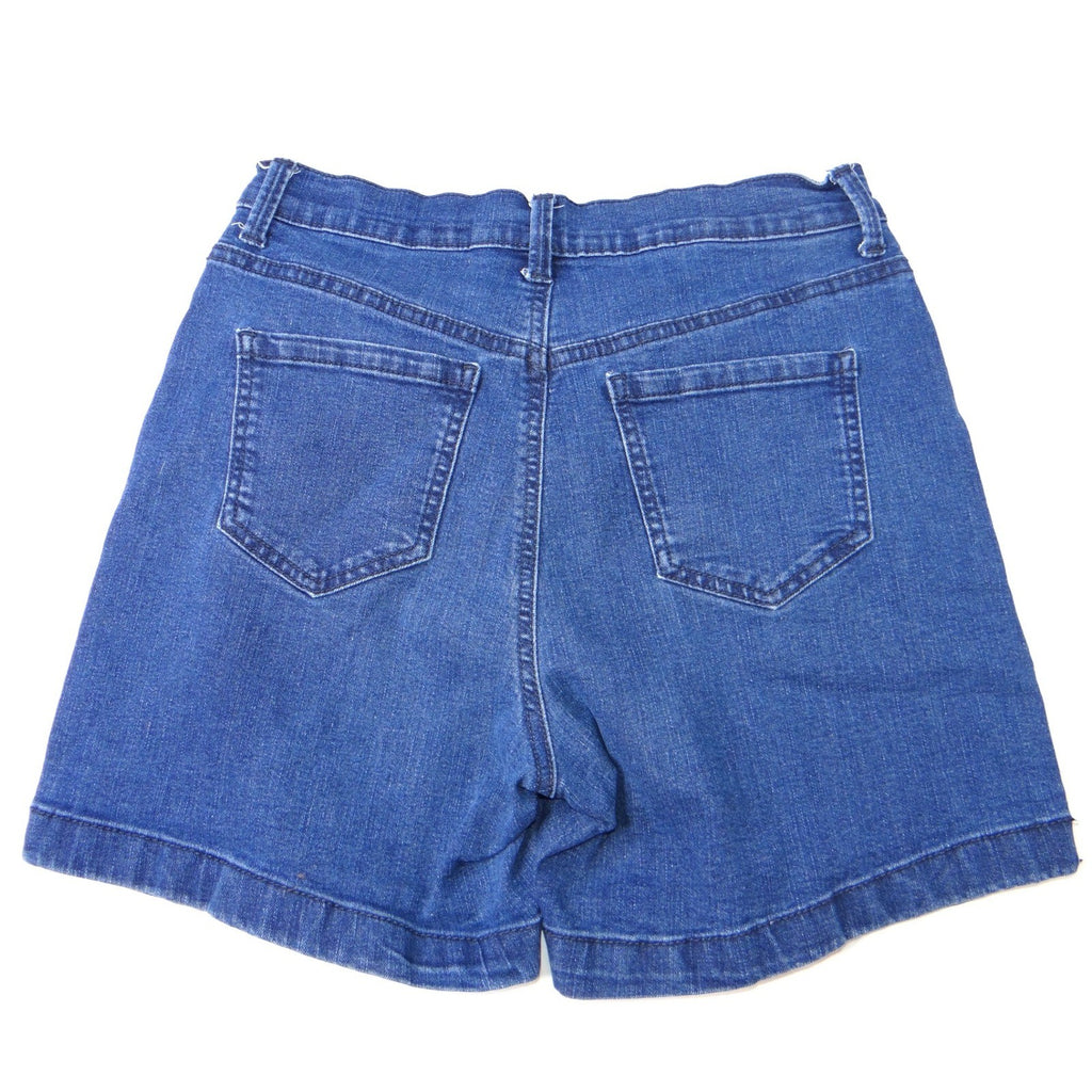 Gloria Vanderbilt Denim Shorts Women Size 4 Blue All Around Slimming Effect