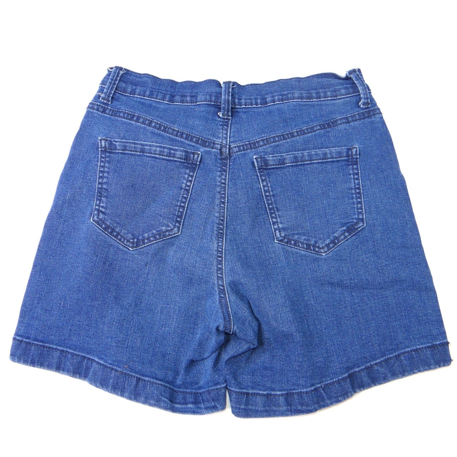 Gloria Vanderbilt Denim Shorts Women Size 4 Blue All Around Slimming Effect