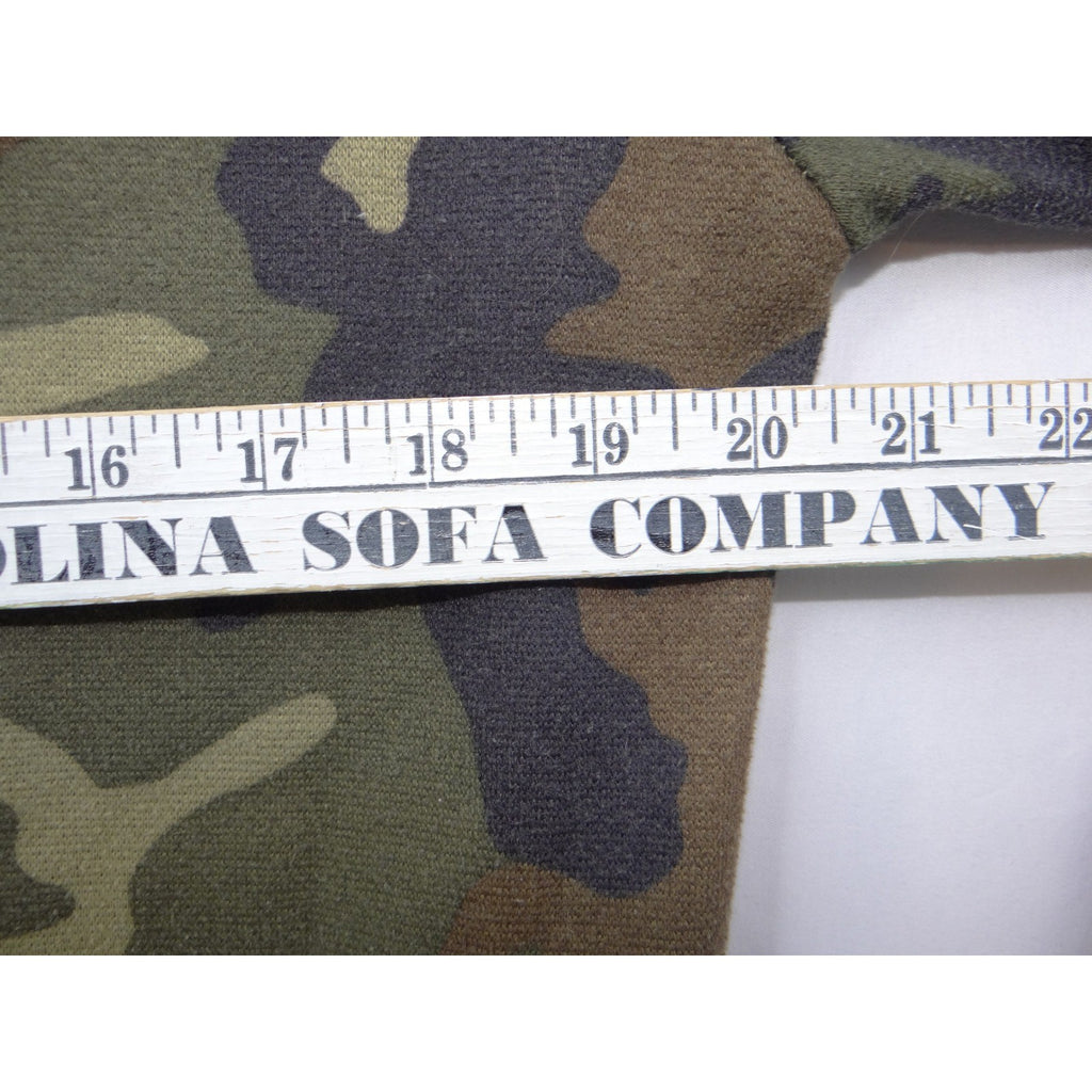 Vintage Duck Bay Camouflage Raglan Crewneck Sweatshirt Mens Medium Green Brown