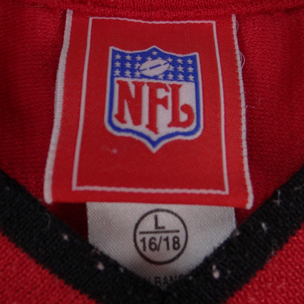 NFL Kansas City Chiefs Jersey White Red Mesh V-Neck Youth Large 16/18