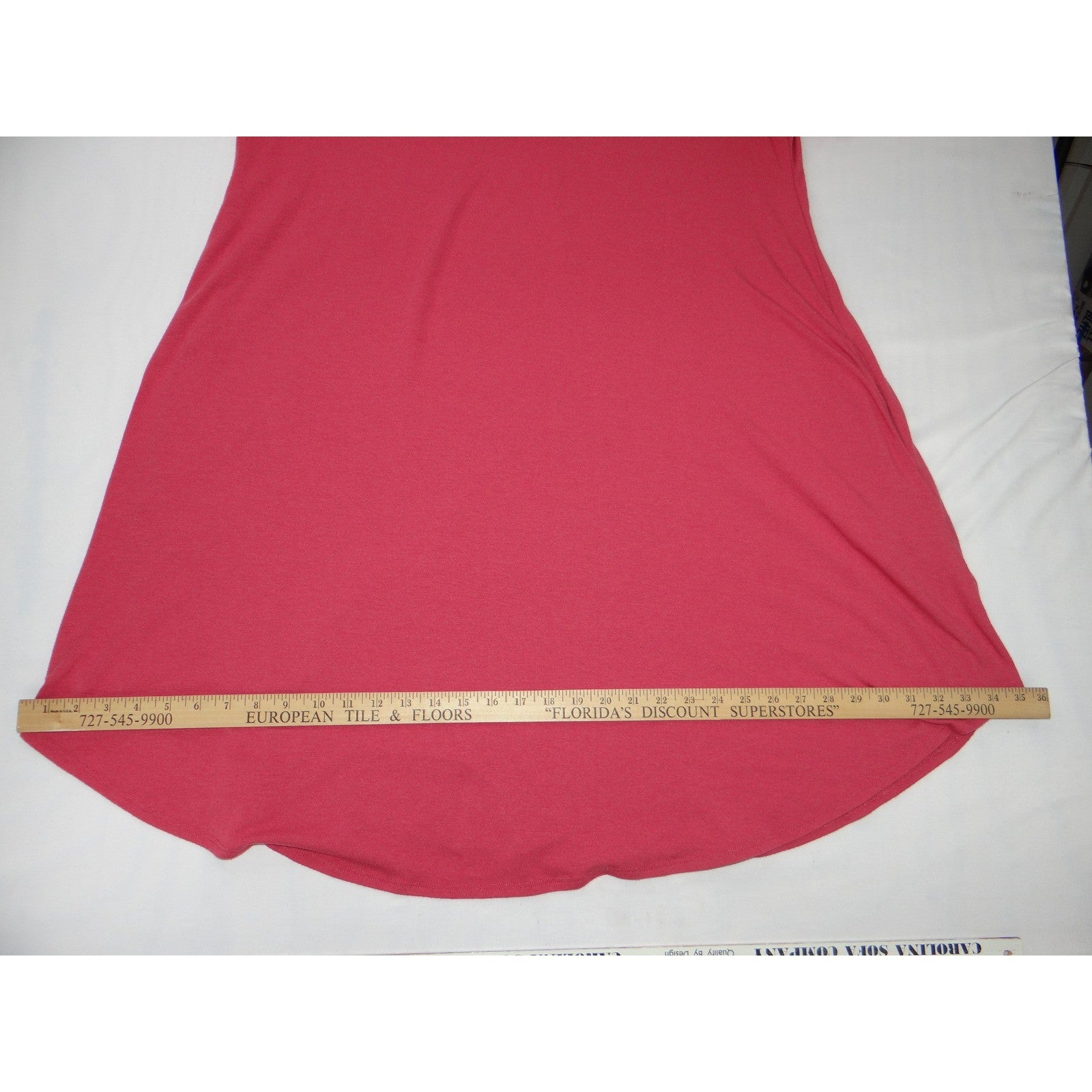 Lot of 3 Plus Size Red Pink Coral Tunics 2X XXL - Three Tunics Tops Bundle