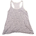 Y2K Vibes Old Navy Women's Juniors Medium Cream Leopard Print Racerback Tank Top