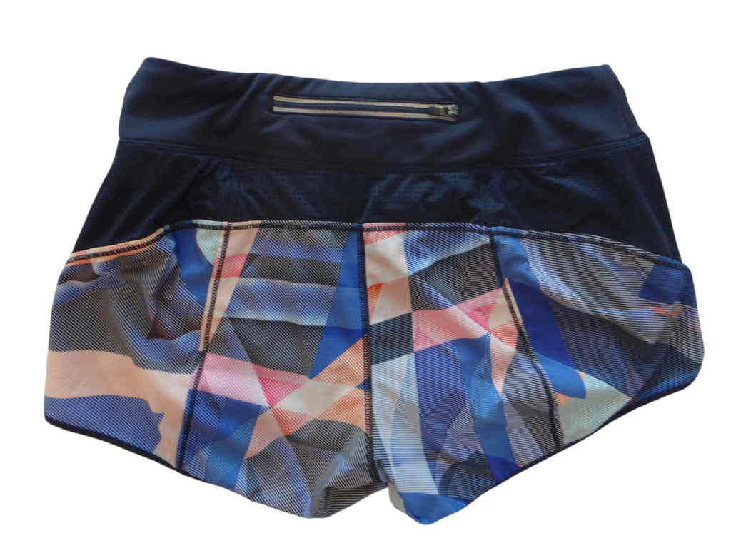 Vibrant Color-Block Running Shorts