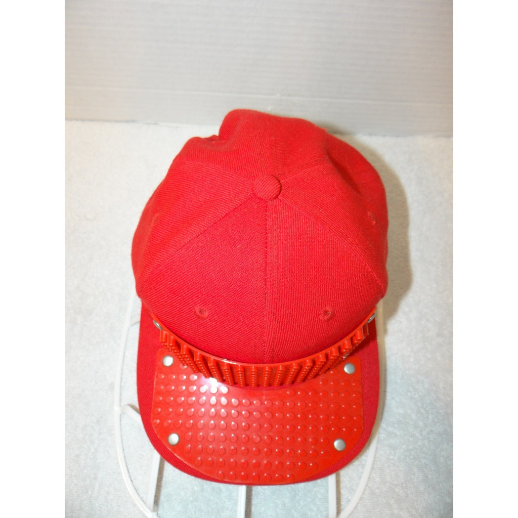 Elope Red Building Block Snapback Hat Customizable Brick Base Plate Flat Brim