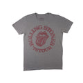 The Rolling Stones 1978 Tour T Shirt Gray Short Sleeve Band Tee Size S