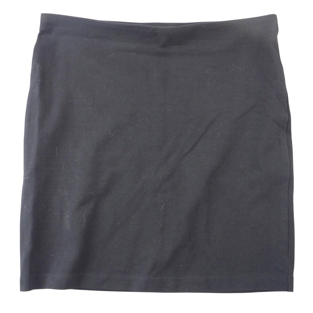 Express Womens Black Stretch Knit Elastic Waist Bodycon Mini Skirt Size S P