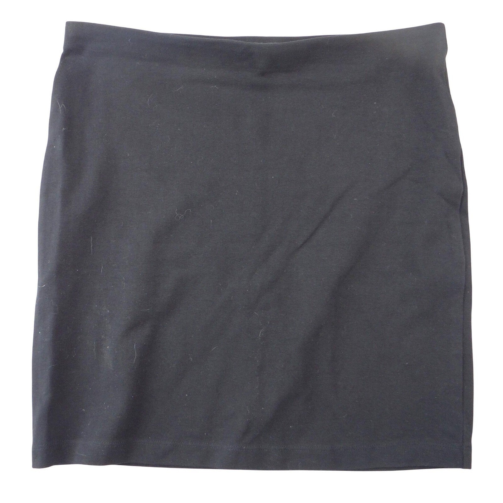 Express Womens Black Stretch Knit Elastic Waist Bodycon Mini Skirt Size S P
