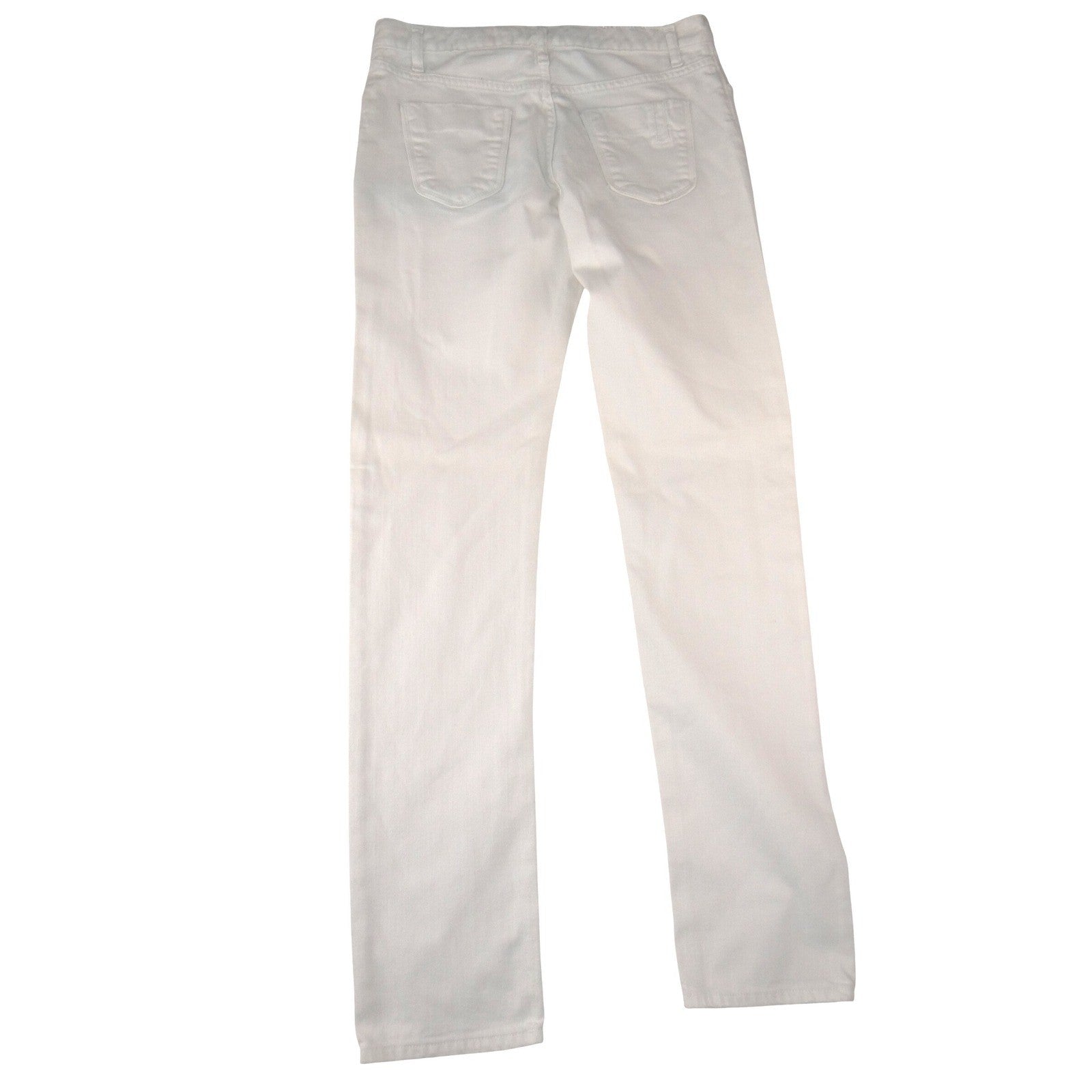 Black Orchid Los Angeles Womens White Distressed Straight Leg Jeans Size 28
