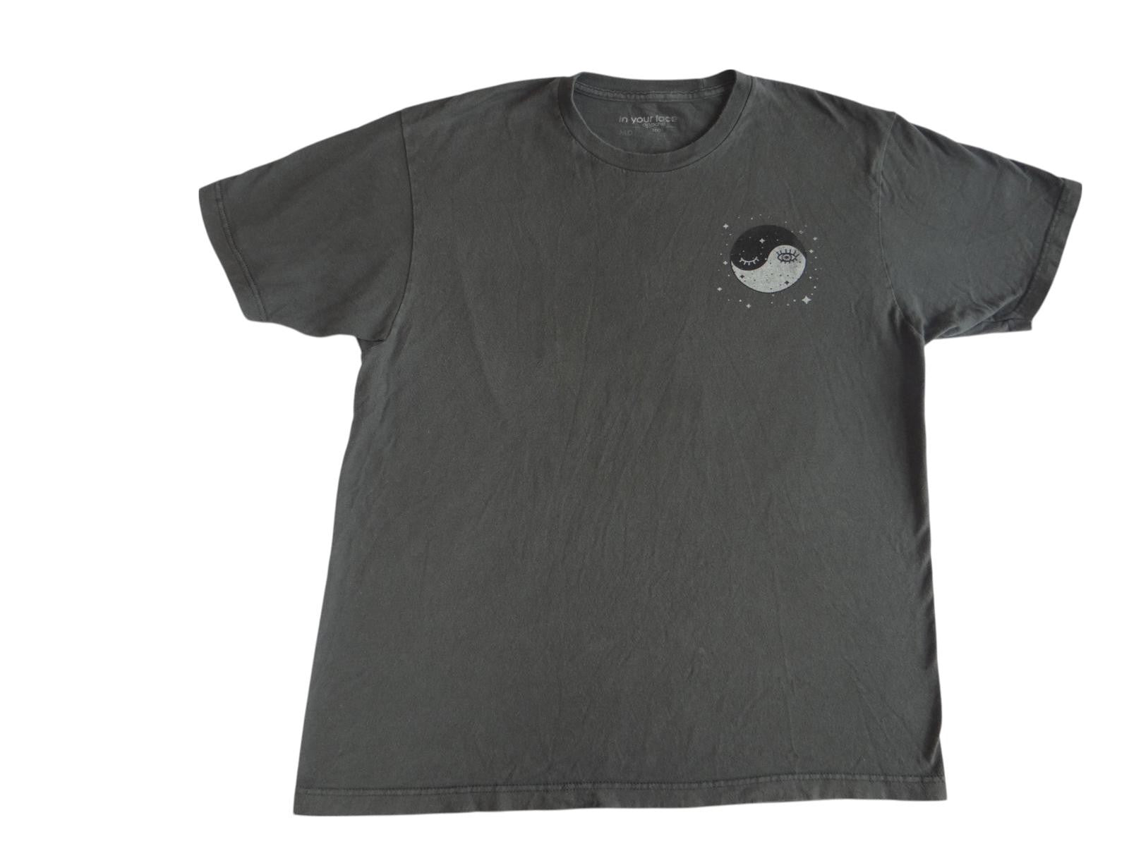 Heavily Meditated Yin Yang Graphic T-Shirt - In Your Face Apparel