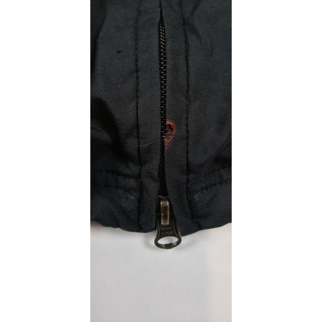 Jordan Black Track Jacket Reflective Stripe Full Zip Men's Medium Athletic