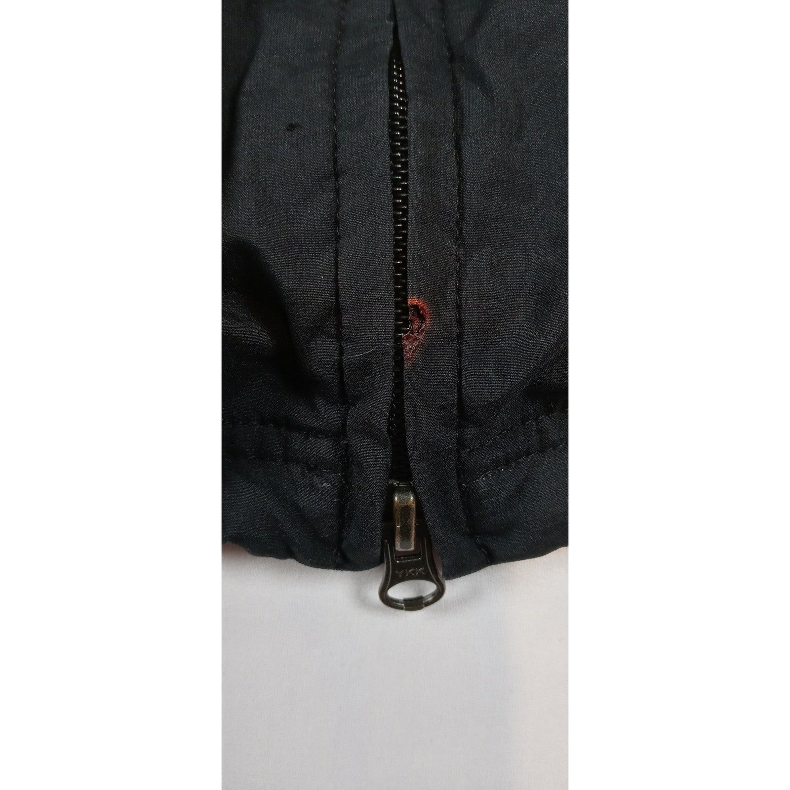 Jordan Black Track Jacket Reflective Stripe Full Zip Men's Medium Athletic