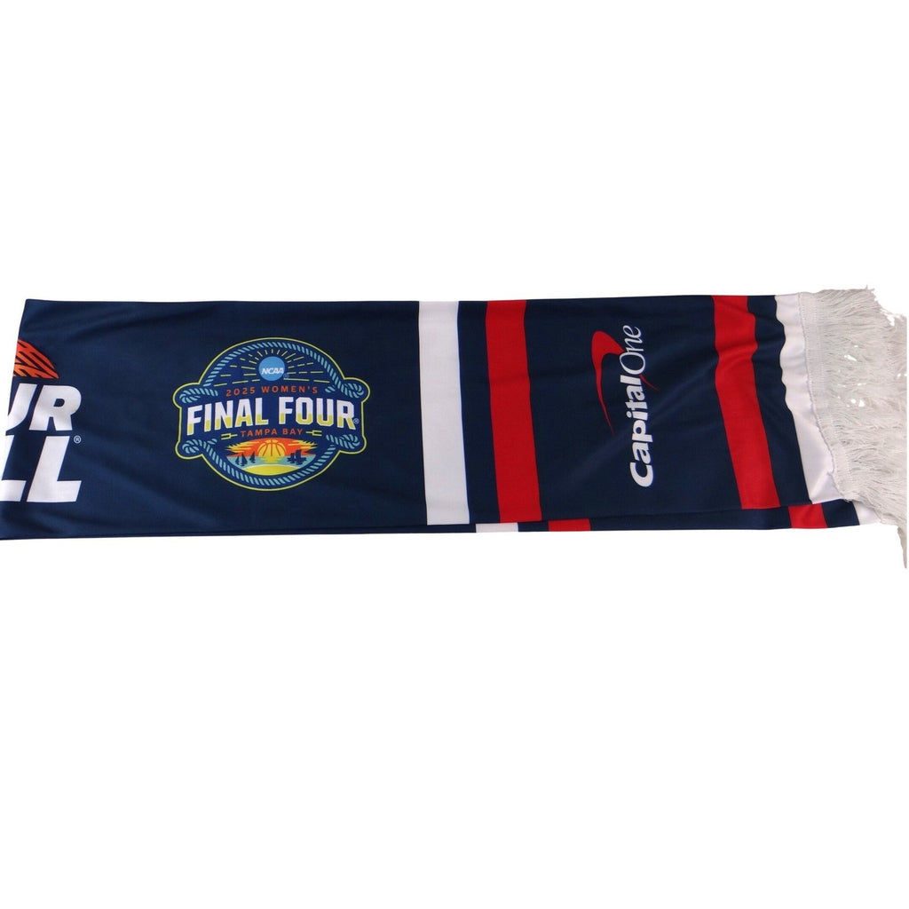 NCAA 2025 Womens Final Four Tampa Bay Scarf Four It All Capital One Navy Blue