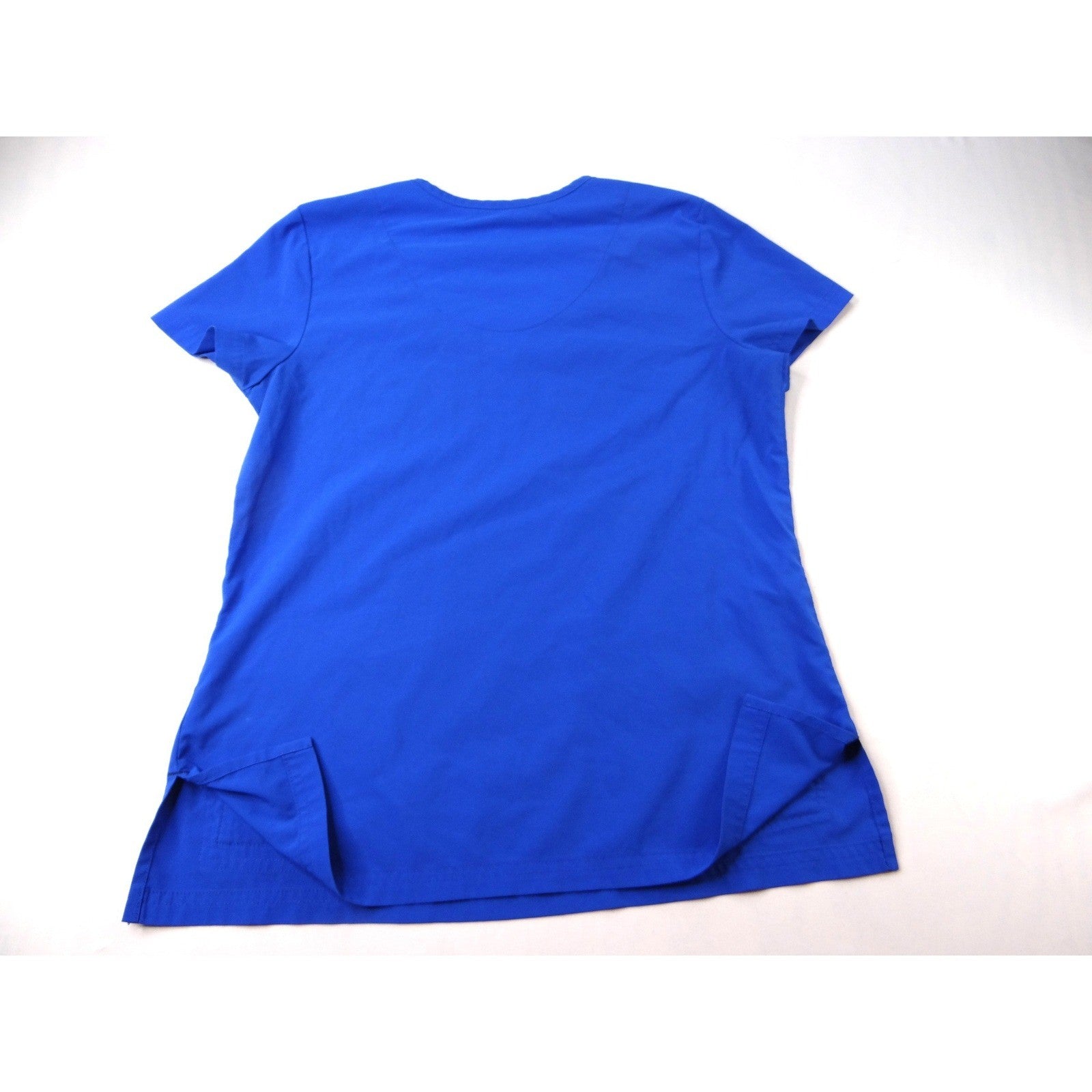 Koi Basics Royal Blue V Neck Scrub Top Short Sleeve Shirt Women's XS
