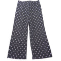 Ann Taylor Factory Womens Black White Floral Medallion Wide Leg Pants Size 4