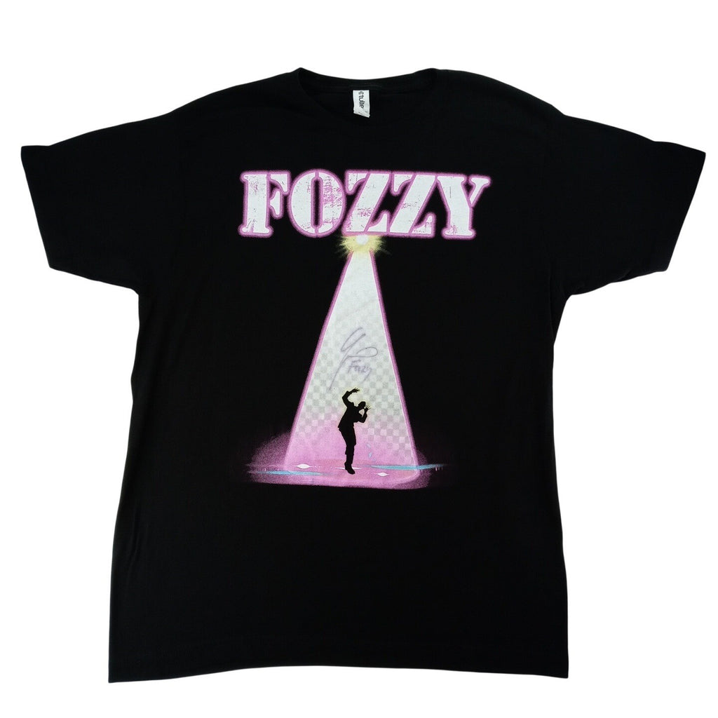 Fozzy Worldwide Spotlight 2023 2024 Tour Black T Shirt Size Large