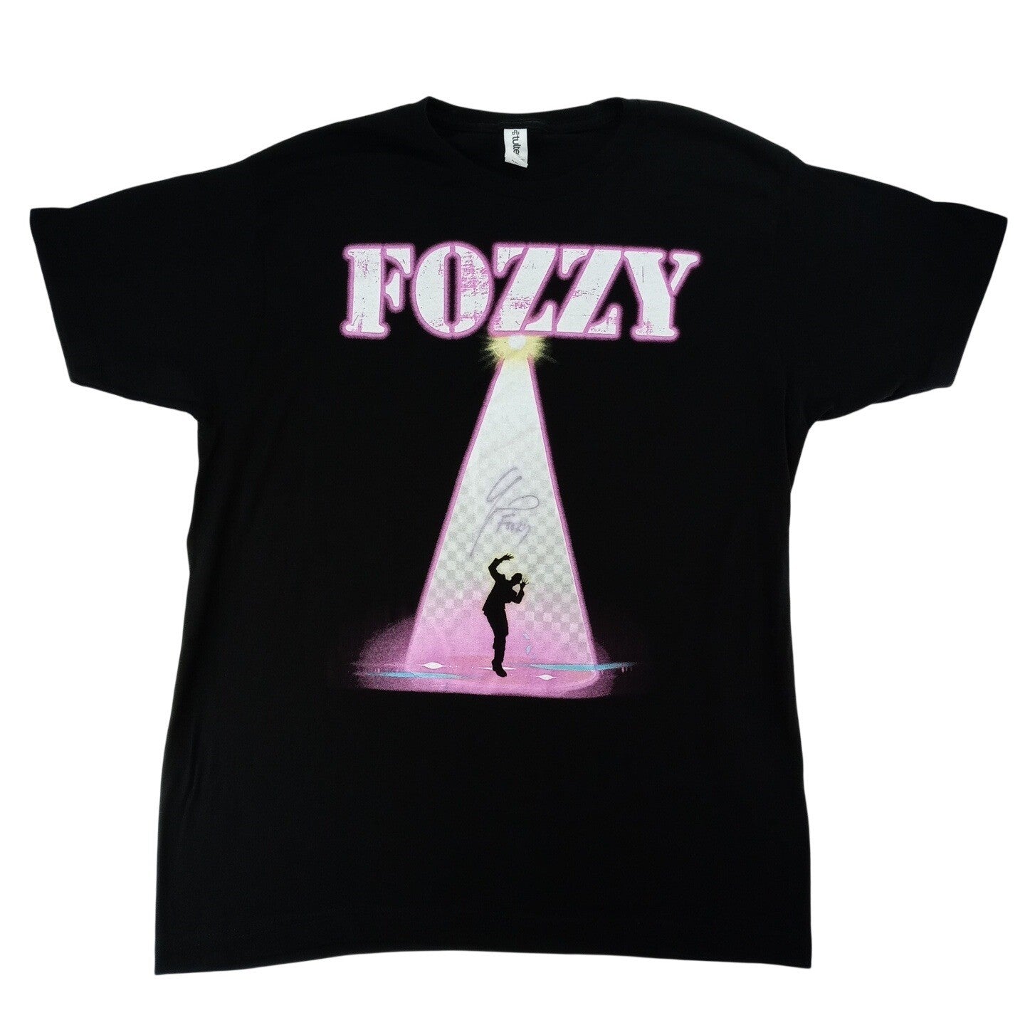 Fozzy Worldwide Spotlight 2023 2024 Tour Black T Shirt Size Large