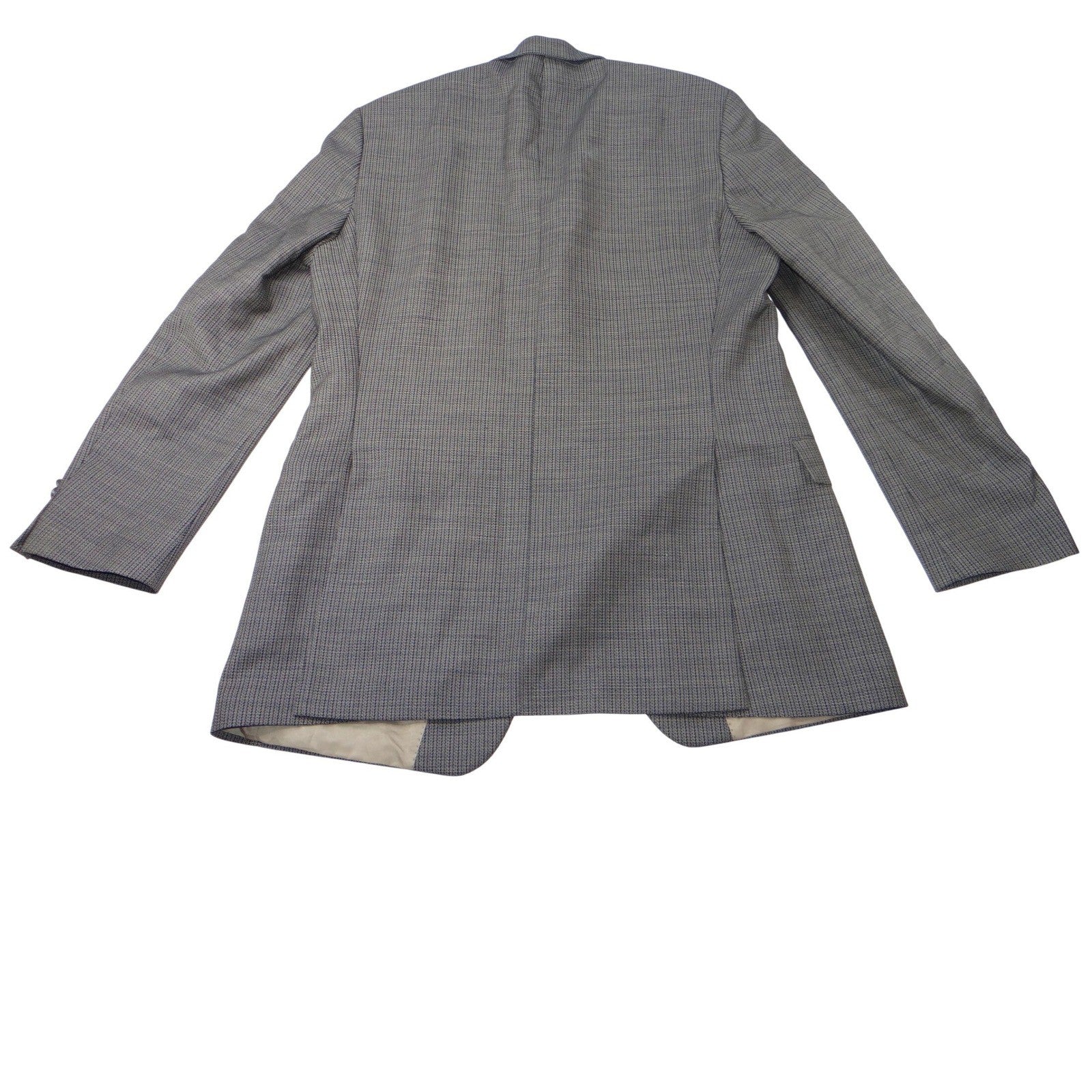HUGO BOSS Men's Grey Check Wool Blend Blazer Sport Coat Size 42L