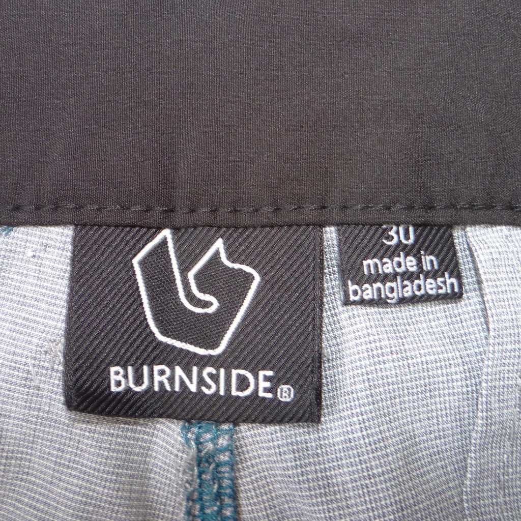 Burnside Mens Hybrid Shorts Gray Heather Size 30 Quick Dry Boardshorts
