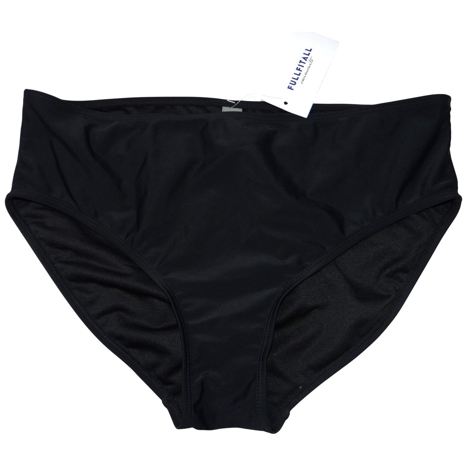 NWT-Fullfitall Swimsuits Womens Plus Size 18 Black High Waist Bikini Bottom