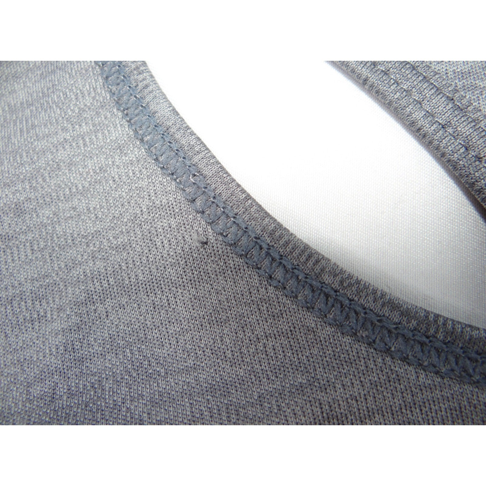 Nike Dri Fit Racerback Tank Top Gray Pink Stripes Athletic Workout Size S