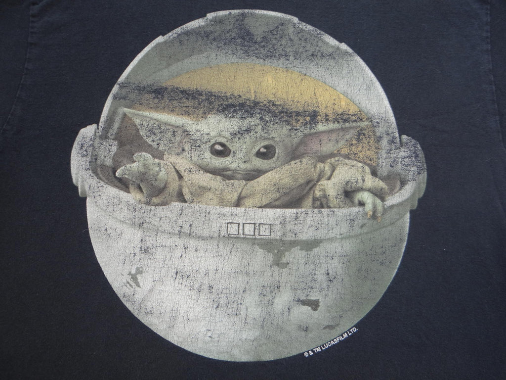Baby Yoda Graphic T-Shirt - Black