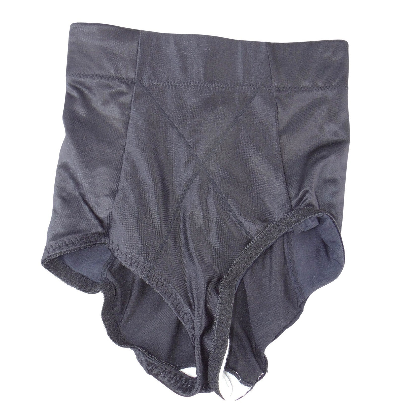 Unbranded High Waisted Tummy Control Shapewear Briefs Black Firm Smoothing