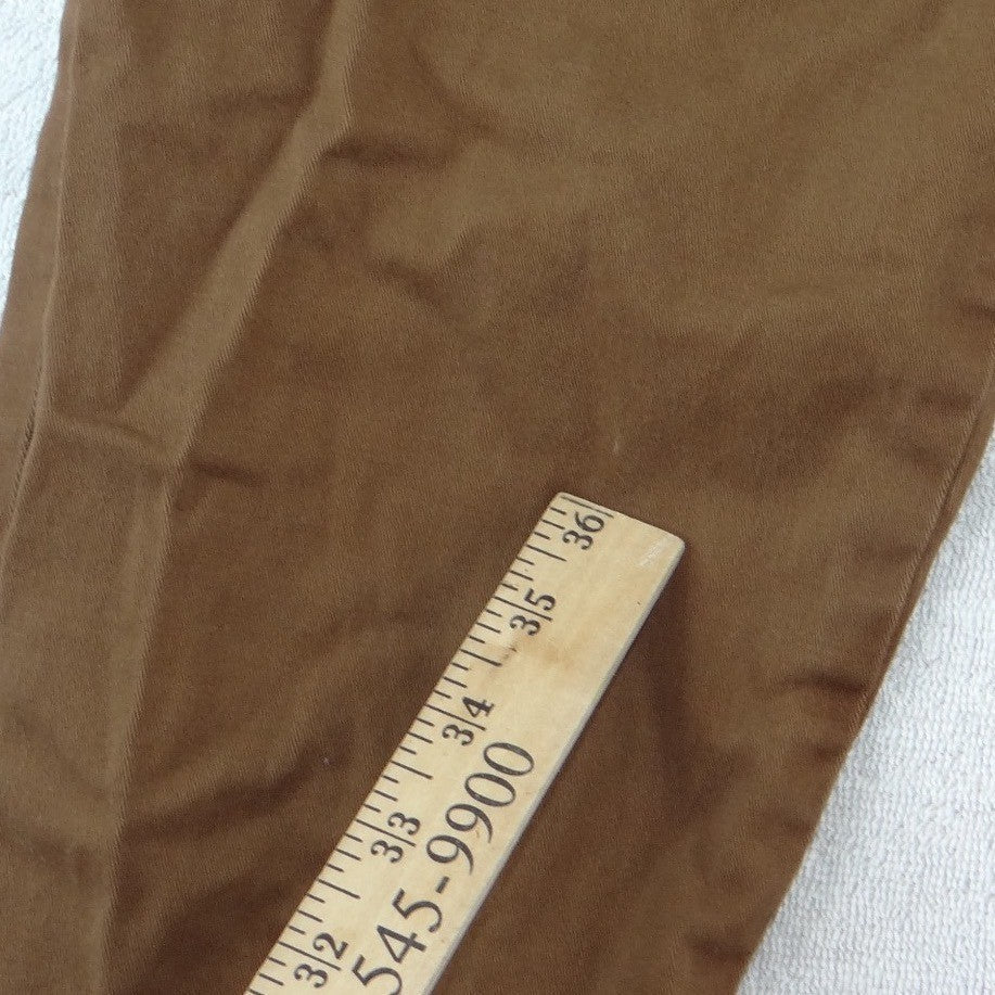 Zara Man Denim Culture Mens Slim Chino Pants Brown Size 30